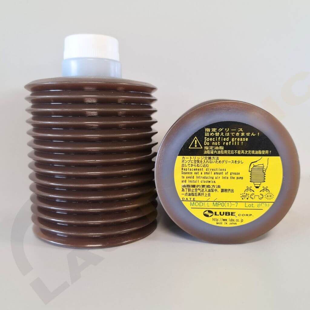 Cartucho de grasa LUBE MP0(1)-7 distribuida por Lautecnic