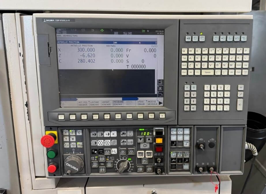 Torno CNC OKUMA GENOS L200E-M - Imagen 8