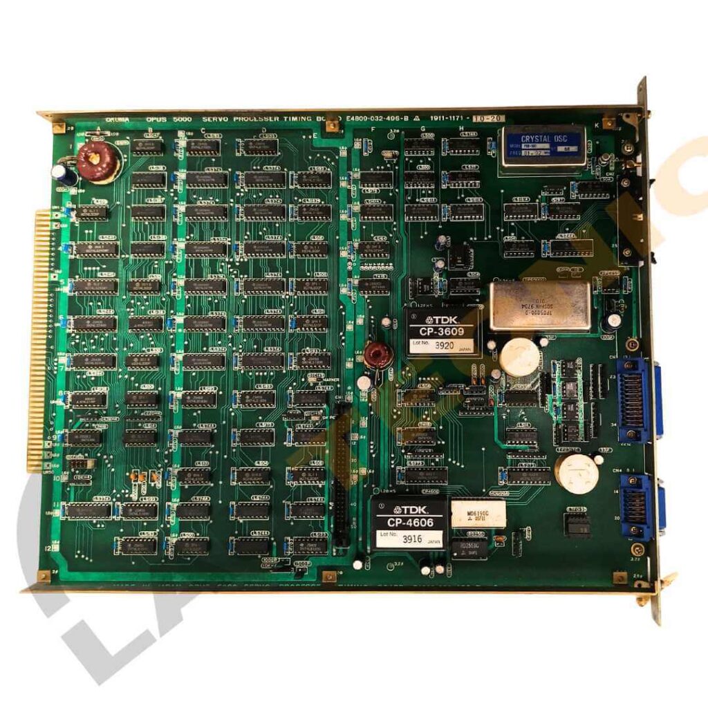 Tarjeta electrónica OKUMA OPUS 5000 SERVO PROCESSER TIMING BOARD 1911-1171-10-20
