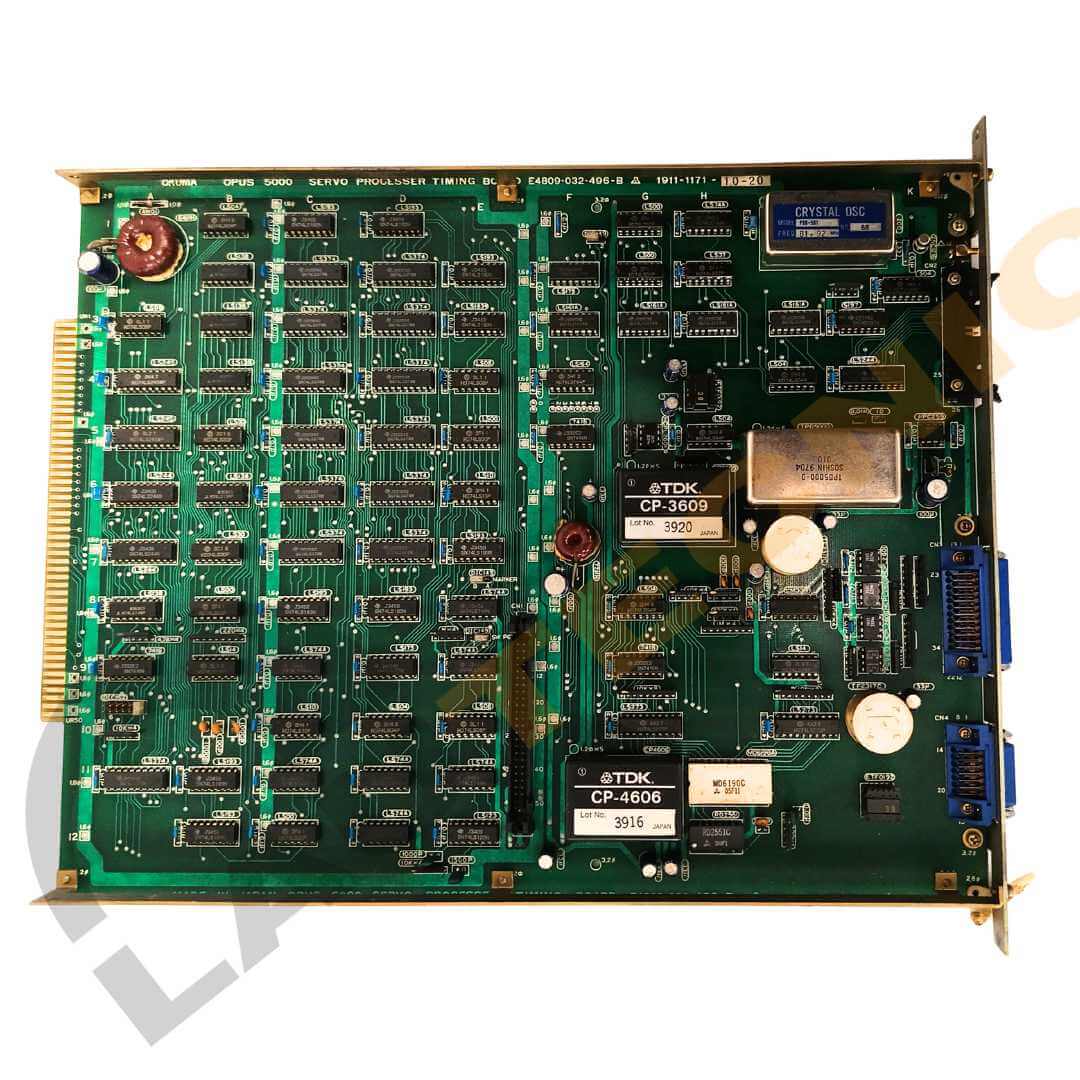 Tarjeta electrónica OKUMA OPUS 5000 SERVO PROCESSER TIMING BOARD 1911-1171-10-20