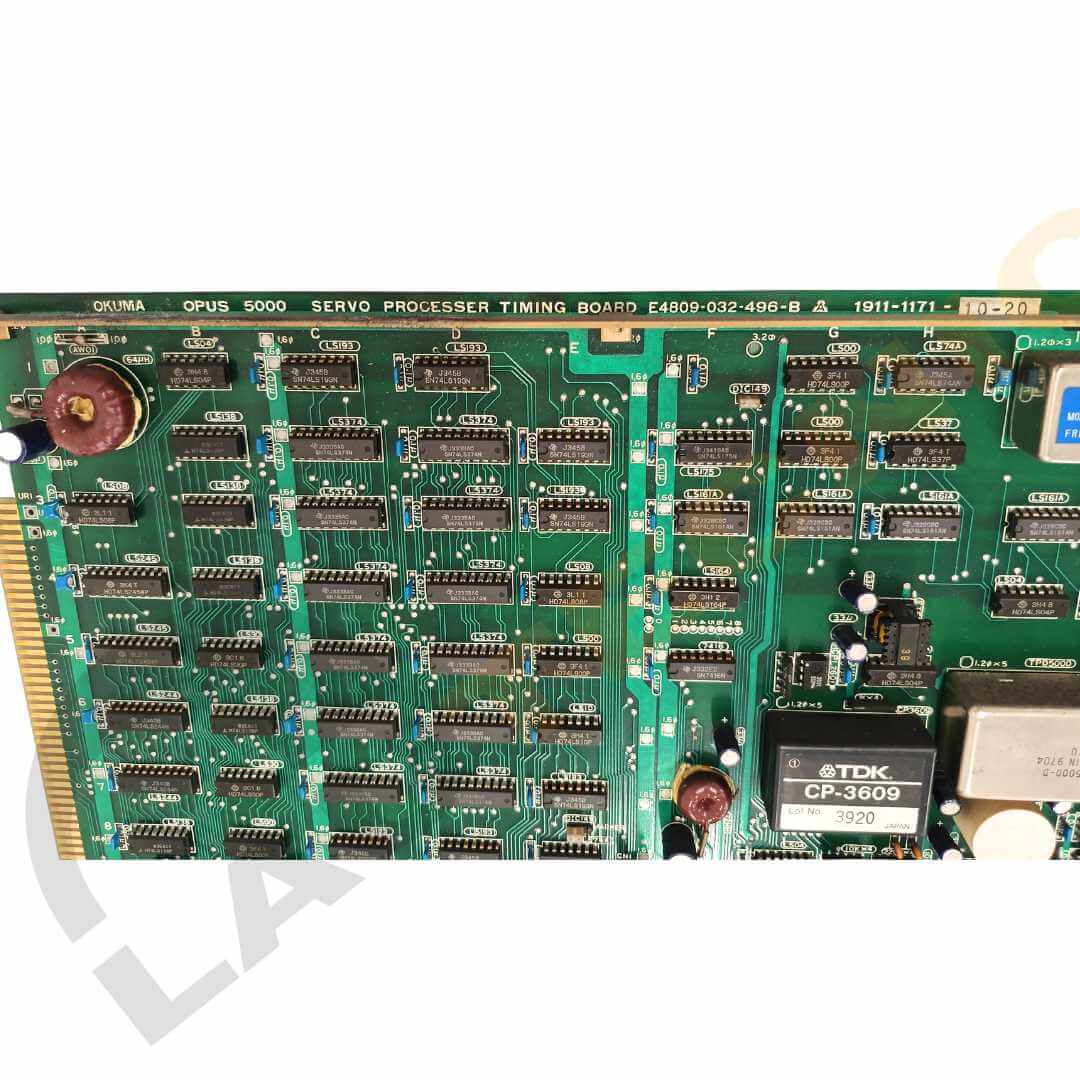 arjeta electrónica OKUMA OPUS 5000 SERVO PROCESSER TIMING BOARD 1911-1171-10-20