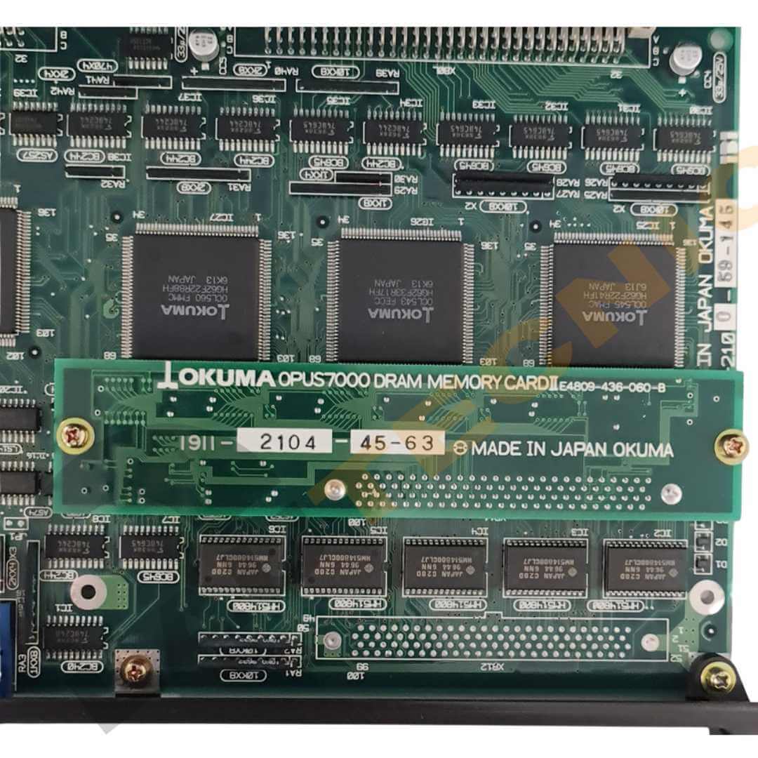 Tarjeta electrónica OKUMA OPUS 7000 MAIN BOARD 1911-2100 +DRAM MEMORY CARD II 1911-2104