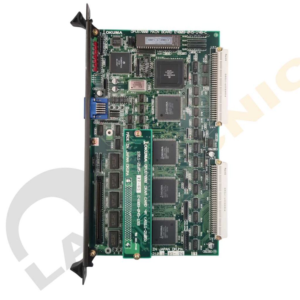 Tarjeta electrónica OKUMA OPUS 7000 MAIN BOARD 1911-2101 + DRAM CARD 4M 1911-2105