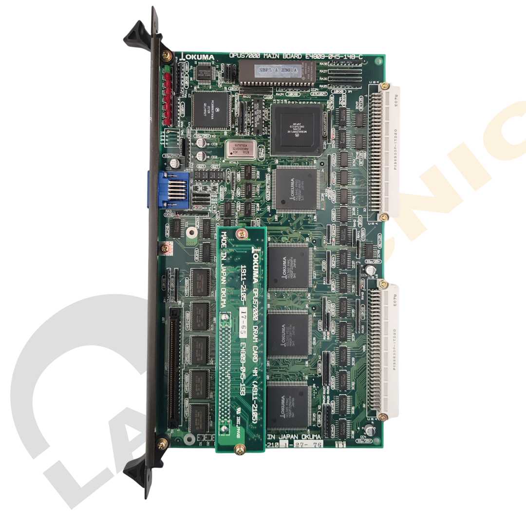 Tarjeta electrónica OKUMA OPUS 7000 MAIN BOARD 1911-2101 + DRAM CARD 4M 1911-2105