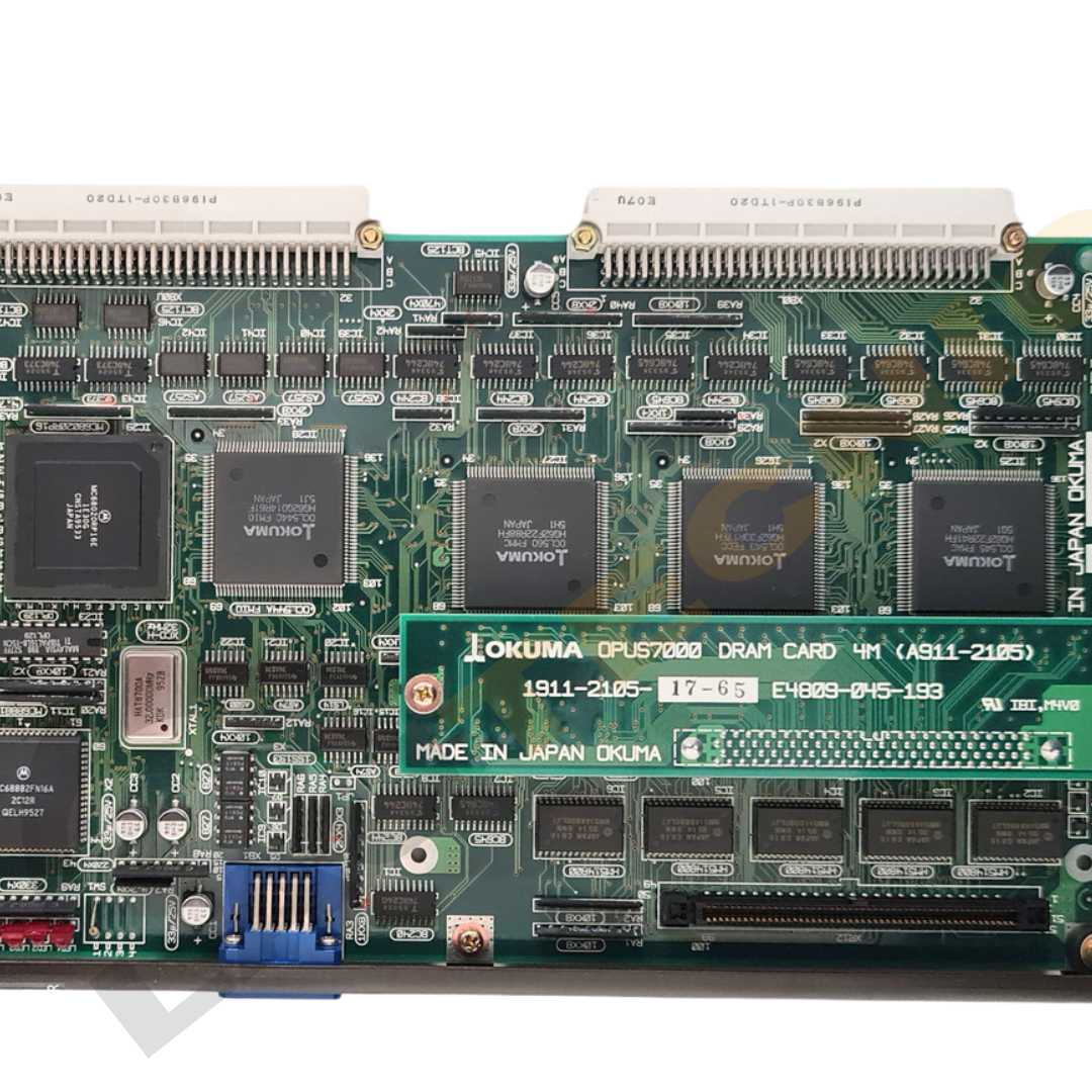 Tarjeta electrónica OKUMA OPUS 7000 MAIN BOARD 1911-2101 + DRAM CARD 4M 1911-2105