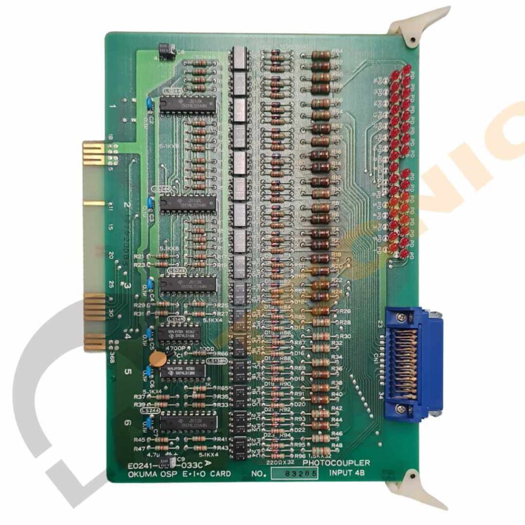 Tarjeta OKUMA OSP E·I·O CARD PHOTOCOUPLER INPUT 4B E0241-653-033C