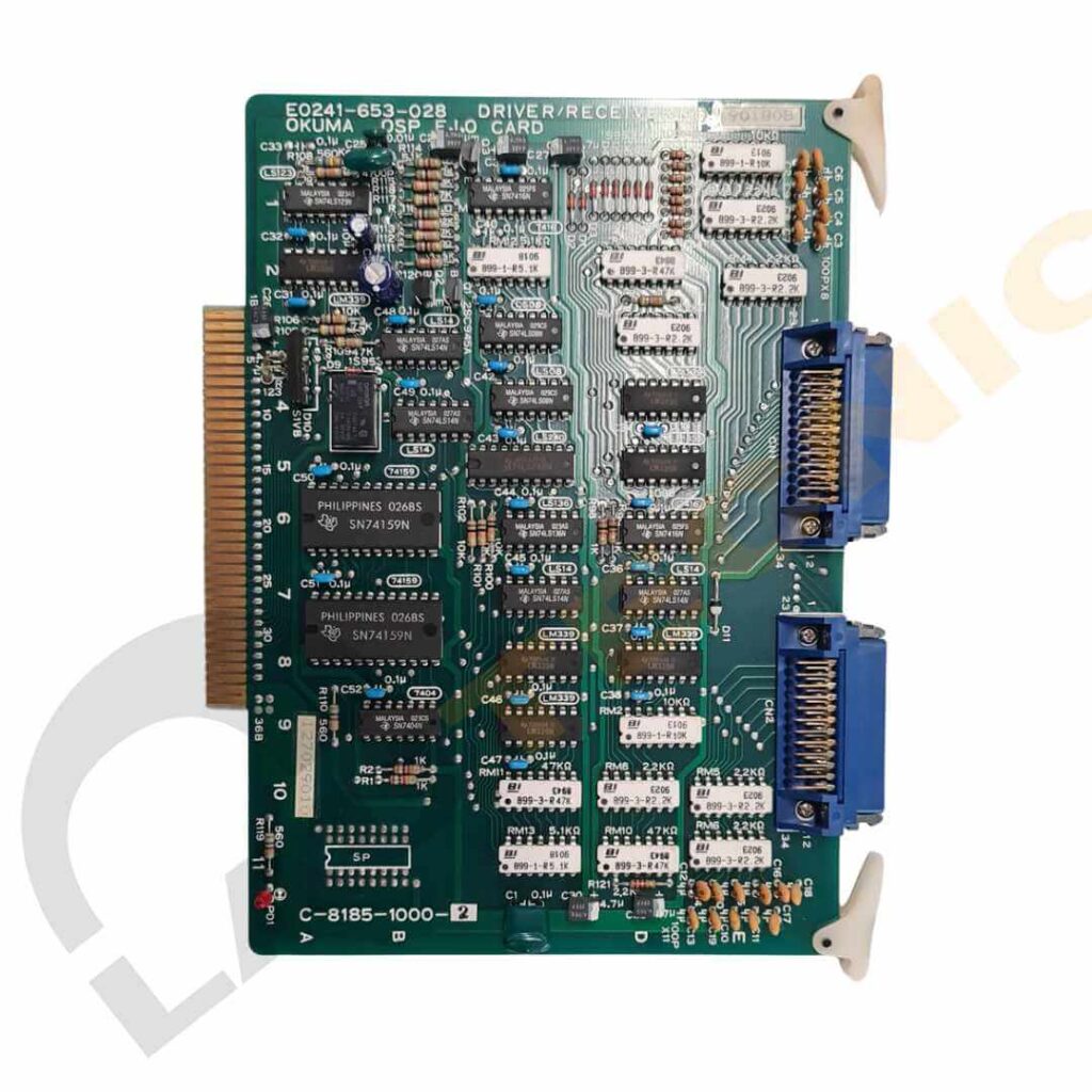 Tarjeta electrónica EO241-653-028 DRIVER /RECEIVER OKUMA OSP E.I.O. CARD. 2.2 DR