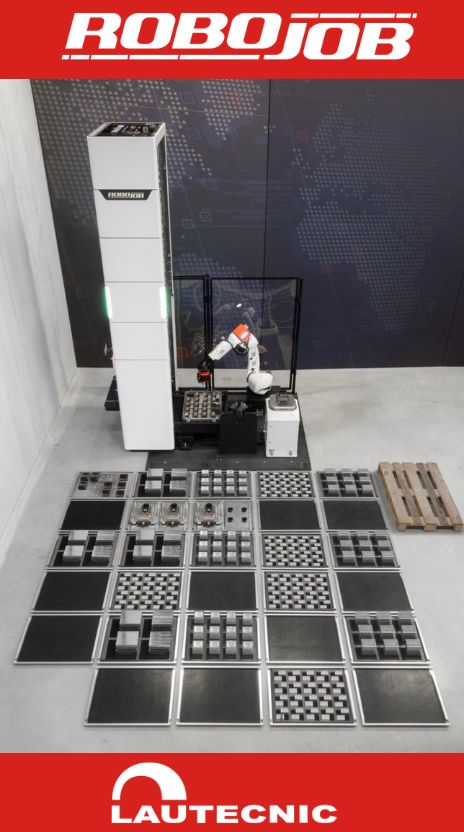 RoboJob: automatización CNC para tornos y centros de mecanizado distribuido por Lautecnic