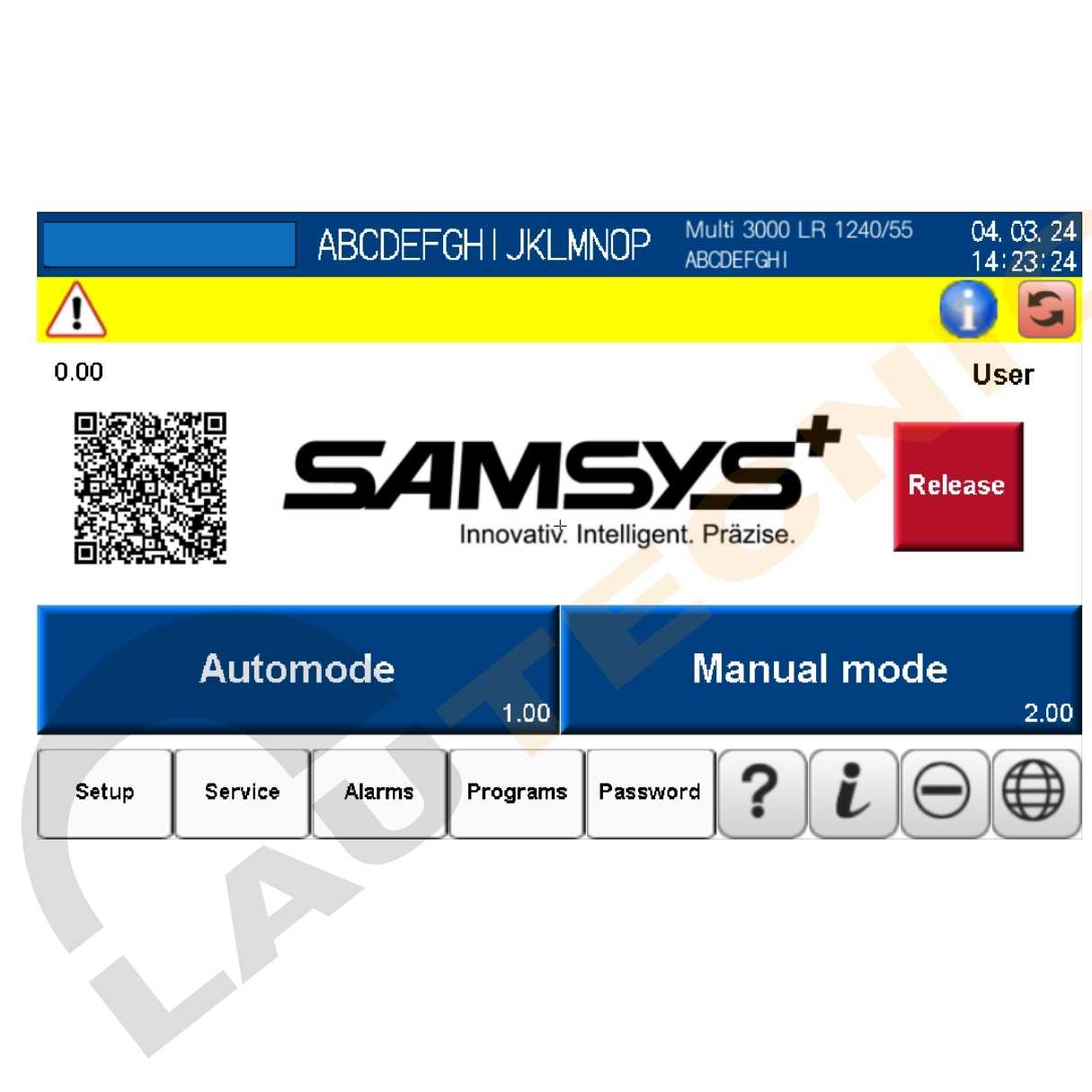 Alimentador de barras cortas SAMSYS MULTI-4000 SL