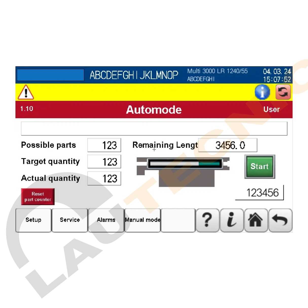 Alimentador de barras cortas SAMSYS MULTI-4000 SL