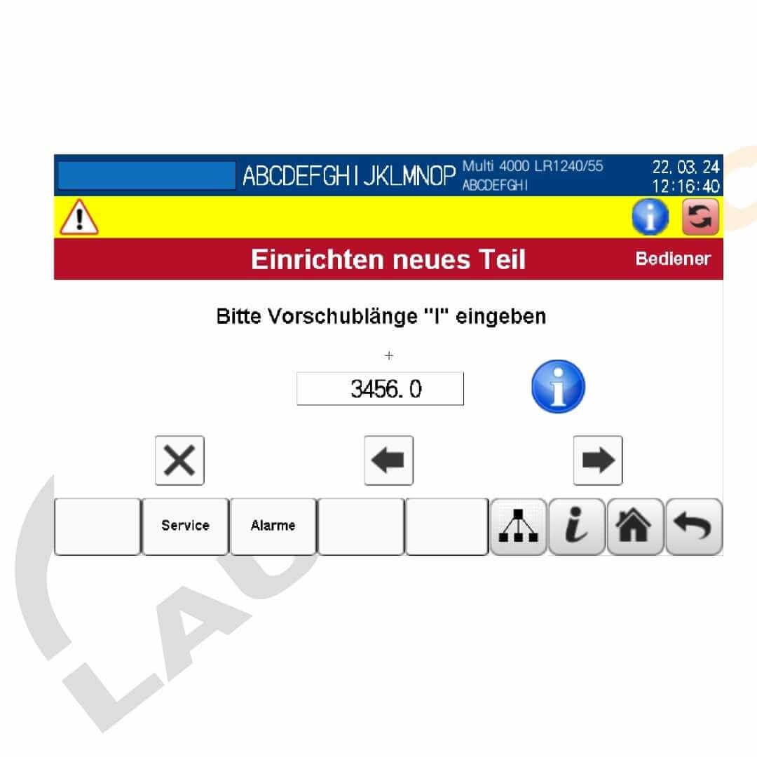 Alimentador de barras SAMSYS MULTI 4000