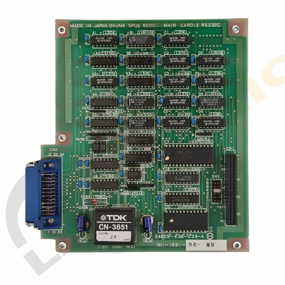 Tarjeta electrónica OKUMA OPUS 5000  <br><small>Main Card13 RS232C</small>